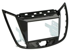 MASCHERINA NAVIGATORE RADIO MONITOR 2 Din SOLA Ford KUGA 2013 NERO LUCIDO 98x172