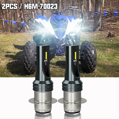 Foco Led Raptor 700 Headlights For Yamaha Raptor 700 700R 2006 2007-2018 White 6000K LED ...