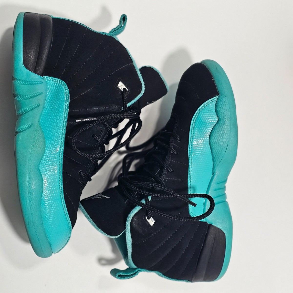 Air Jordan 12 Retro GS Hyper Jade Black 510816-017 Size 3Y