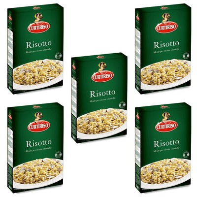 5x Curtiriso Risotto Ideale ricette classiche Reis Ideal klassische Rezepte 1Kg