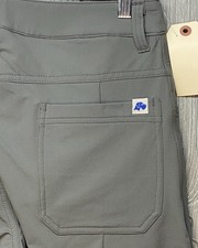 NEW Drew Michael Denver Lodo Tall Pants Gray Handmade in USA SIZE 30 x 38 NWT