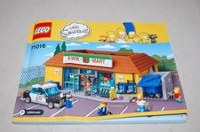 LEGO The Simpsons 71016 Set INSTRUCTIONS MANU...