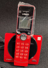 VTech CS6919-16 Red DECT 6.0 Cordless Phone - Excellent Used Condition - Tested 