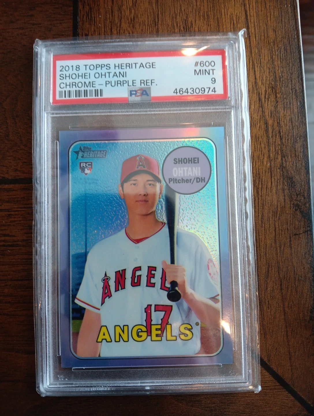 Shohei Ohtani trading card