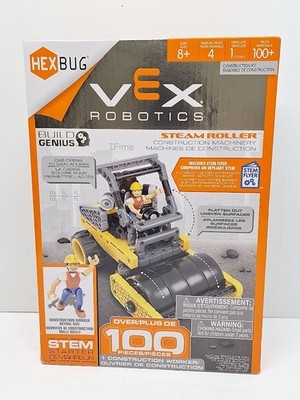 Hex Bug Vex Robotics: Steam Roller Construction Machinery 100+ Peices