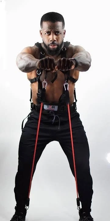 THE TOTAL RESISTANCE Resistance Trainer Set Bands Harness Carry Bag Arms Legs
Opens in a new window 