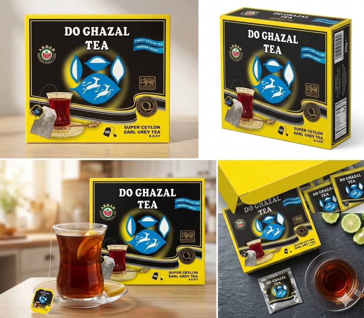 DO GHAZAL 200 gr loser Tee Earl Grey Schwarzertee Black Tea Premium orientalisch
