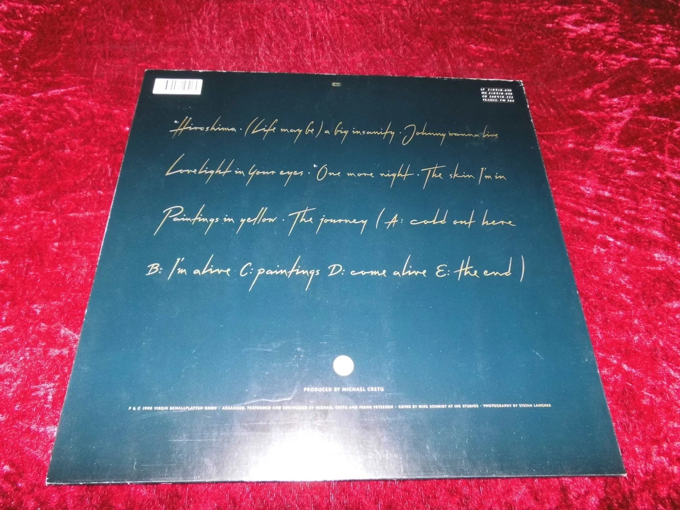 sandra-paintings in yellow lp vinyl - Bild 2 von 2