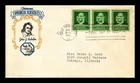 US COVER JOHN J AUDUBON FAMOUS AMERICANS FDC TORKEL GUNDEL DAMAGED BACK