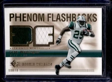 2007 SP Rookie Threads #PHF-LW Leon Washington Phenom Flashbacks Jerseys