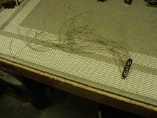 12-Strand Silk Wound Snare Drum Wires Set Vulcanized Butt Plate End 20s 30s Vtg
