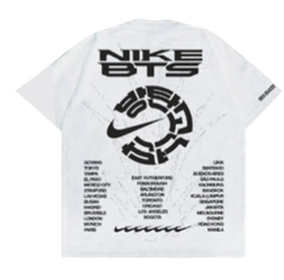 Nike x BTS T-Shirt White JA8523-100 | eBay