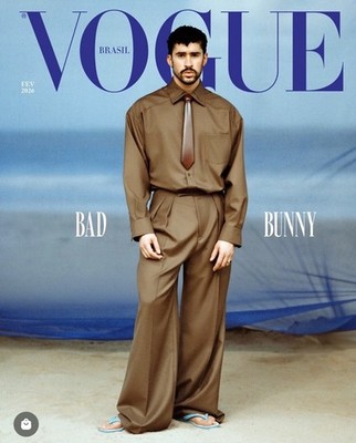 VOGUE BRAZIL February 2026 BAD BUNNY SUPER BOWL 60 LIMITED EDITION IMPORTED ONLY