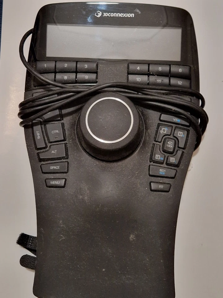 3Dconnexion SpaceMouse Enterprise 3D-Maus - Schwarz