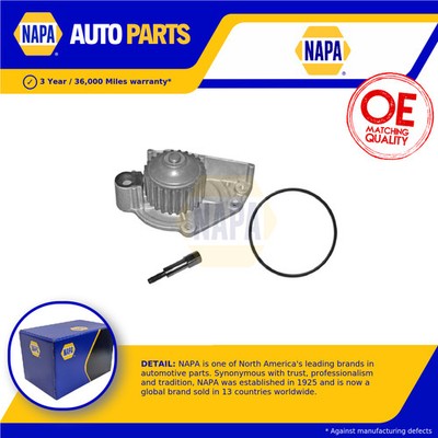 Water Pump fits LAND ROVER FREELANDER L314 1.8 98 to 06 18K4F Coolant NAPA New