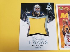 Ryan Miller Buffalo Sabres 2007 - 2008 UD The Cup Limited Logos Blank Back