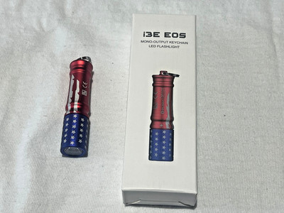 Olight i3E EOS stars and stripes.  Patriotic