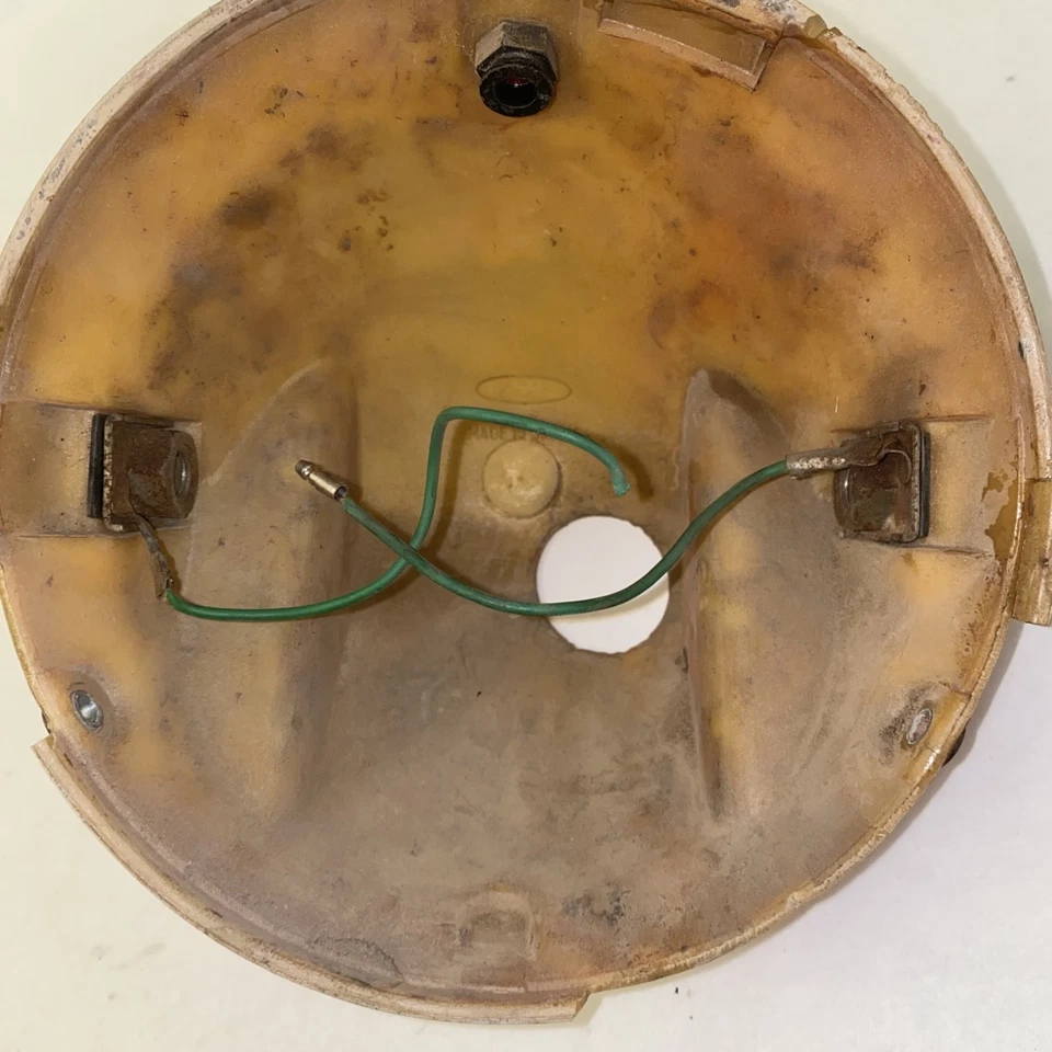 Honda SL350 SL 350 1971 Scrambler faros canastilla con pernos de colección OEM grieta Foto 4 de 4