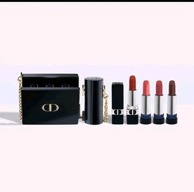 Dior Rouge Minaudiere CLUTCH  Holiday LTD. Lipstick COLLECTION Set 22 NIB NEW