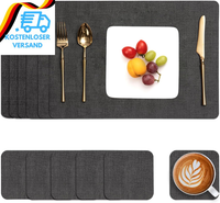 Myir Jun Tischsets Abwaschbar Und Untersetzer, Platzsets Abwaschbar Tischset Kun