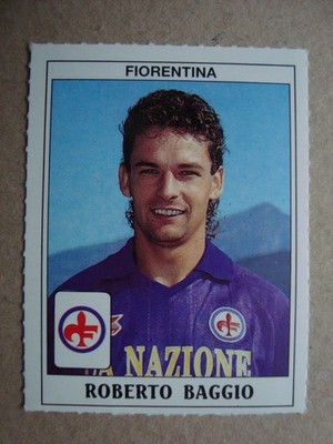 Figurine Panini Calciatori 1989/90 - Scudetto N°117 - Fiorentina - Avec Velina - Occasion