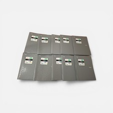 Set Of 10 Five Star 2 Pocket Folder with Prong Fasteners, Stay-Put Folders, Gray