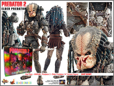 HOT TOYS Predator 2 MMS48 Elder Predator 1/6 the scale | eBay