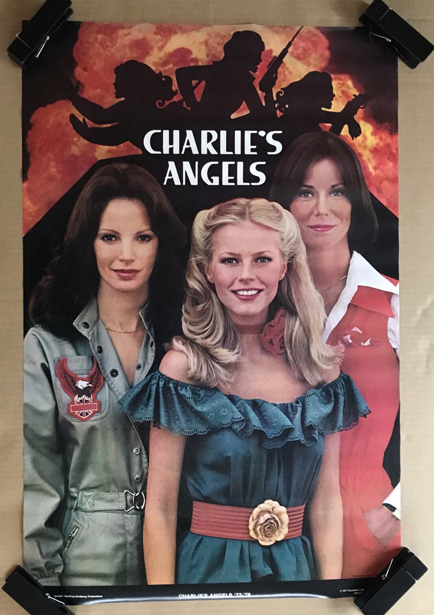 Vintage Original 1970s Charlies Angels Memorabilia Pinup