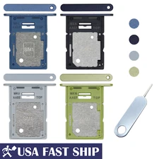 OEM SIM Card Tray MicroSD Slot For Samsung Galaxy A15 4G A155 / A15 5G A156 2023