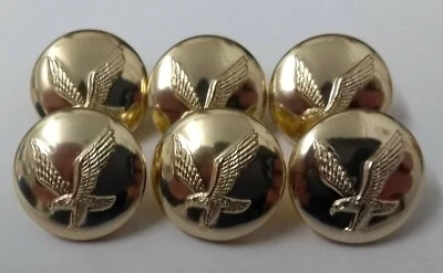 Original British Army Issue No1 / No2 Dress AAC Army Air Corps Buttons 30L NEU