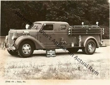 Pirsch Diamond T Fire Truck Photograph Print 8.5x11"