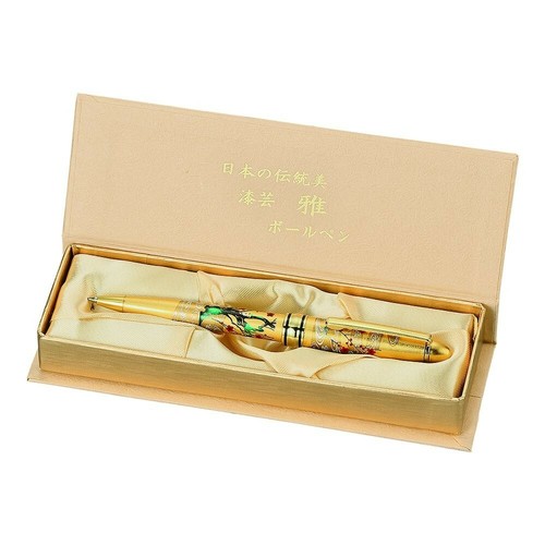 Urushi Ball-point pen Dragon Ryu Japan Yamanaka lacquerware Ishikawa w/ box - Picture 2 of 3
