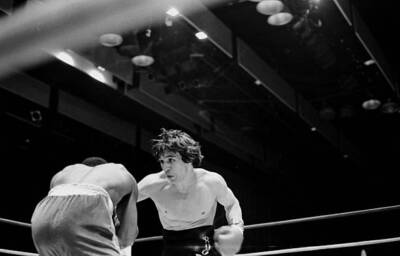 Ray Mancini Lands A Punch To Norman Goins Old Boxing Photo