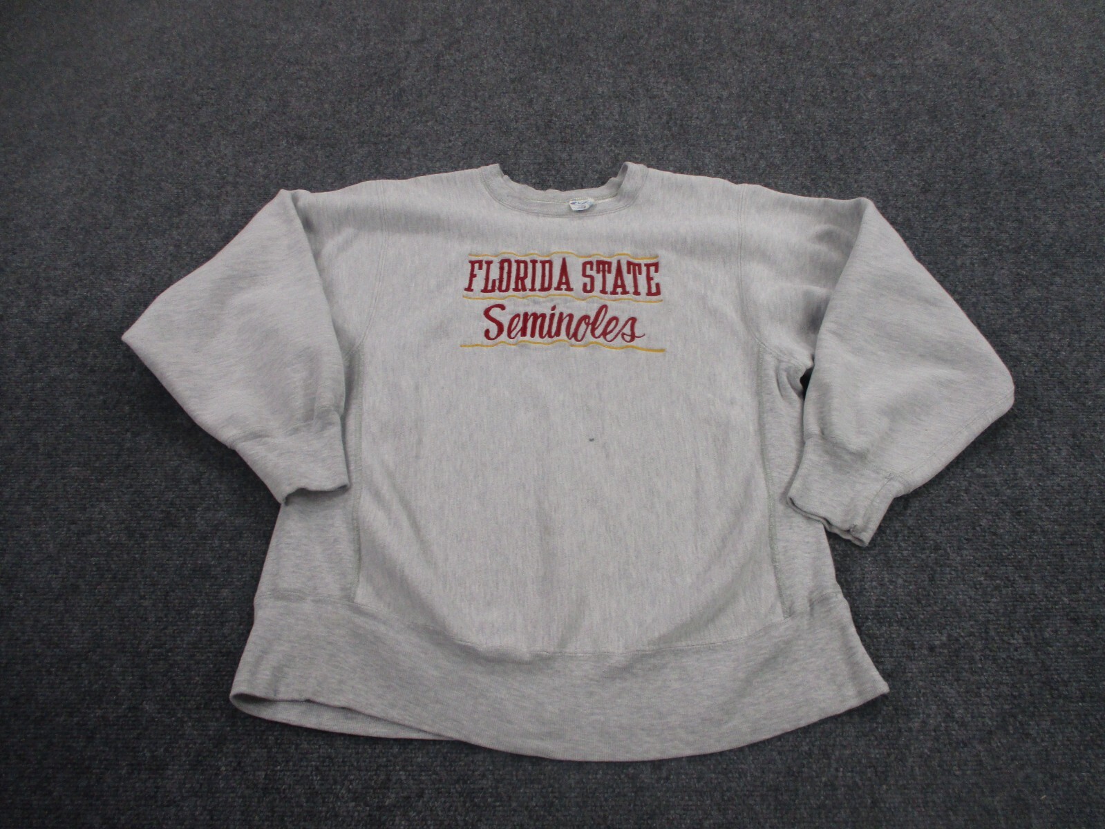 Vintage Florida State Seminoles Sweatshirt Adult L Champion USA Football Womens