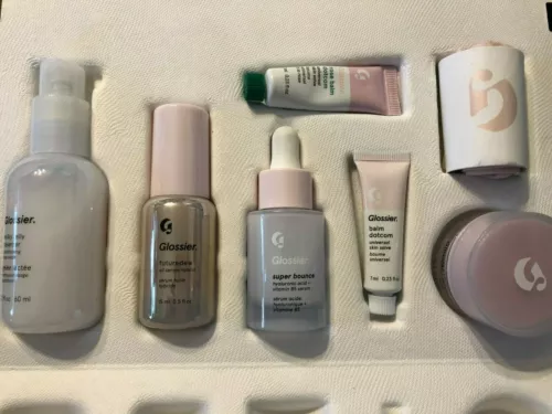 Glossier Skincare Edit Futuredew Super Bounce Balm Dotcom & More SET