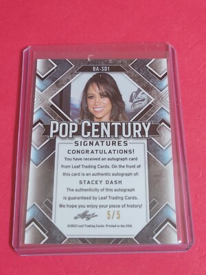 STACEY DASH - 2022 LEAF POP CENTURY METAL RED WHITE & BLUE