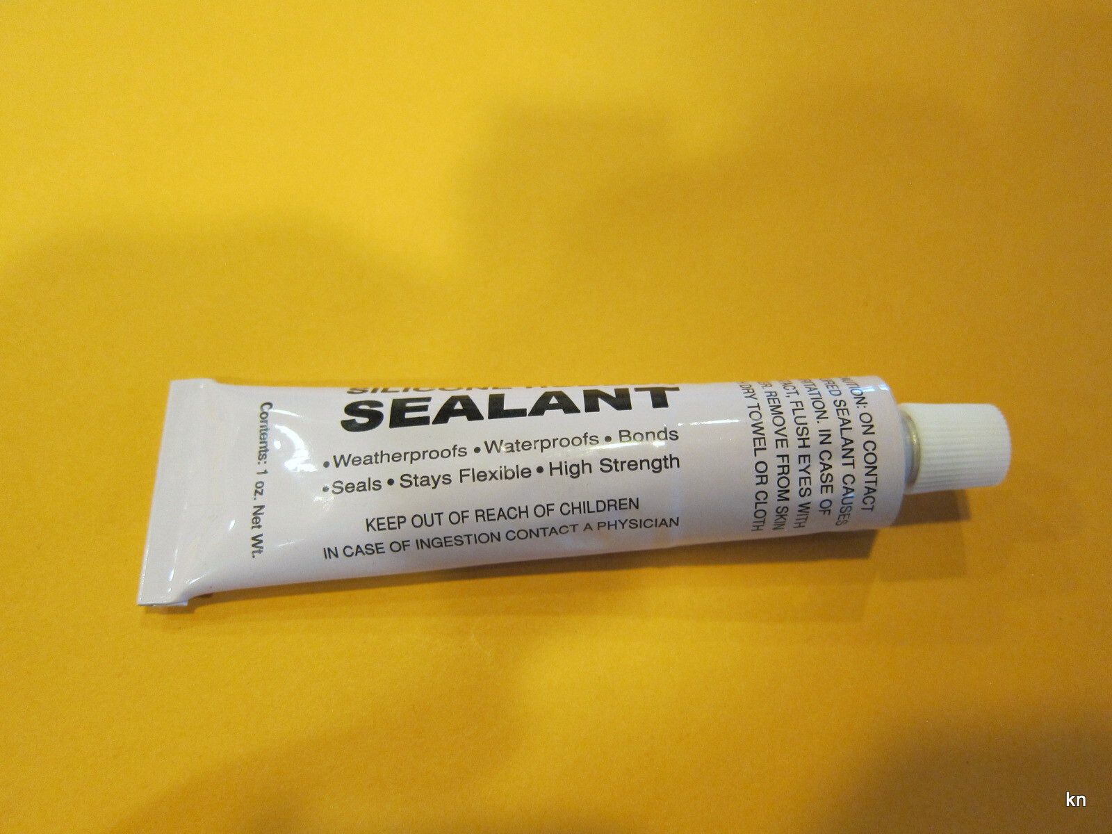 Silicon Rubber Sealant. Use on Kirby vacuum fan case. Many uses 1 ounce