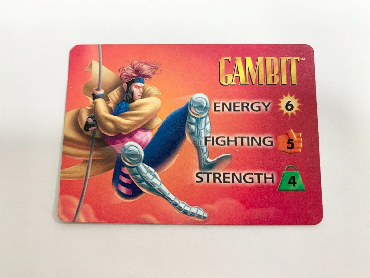 Gambit Marvel OverPower Character Card (3 Grid) | eBay