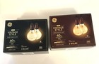 GE Lot of 4 New Vintage Style  Globe Filament Amber LED Light Bulbs 40w = 4.5w