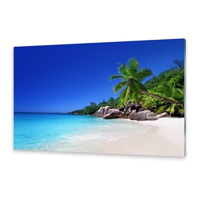 Glasbilder Wandbild Druck auf Glas Strand Seychellen