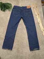 Levis 501 XX Jeans Mens 36x32 36 32 Blue Button Fly Straight 501XX Denim Cotton