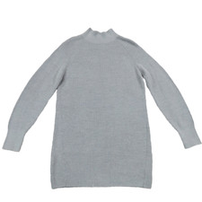 Lululemon Merino Wool-Blend Ribbed Turtleneck Long Sweater Women's Grey. Sz 6