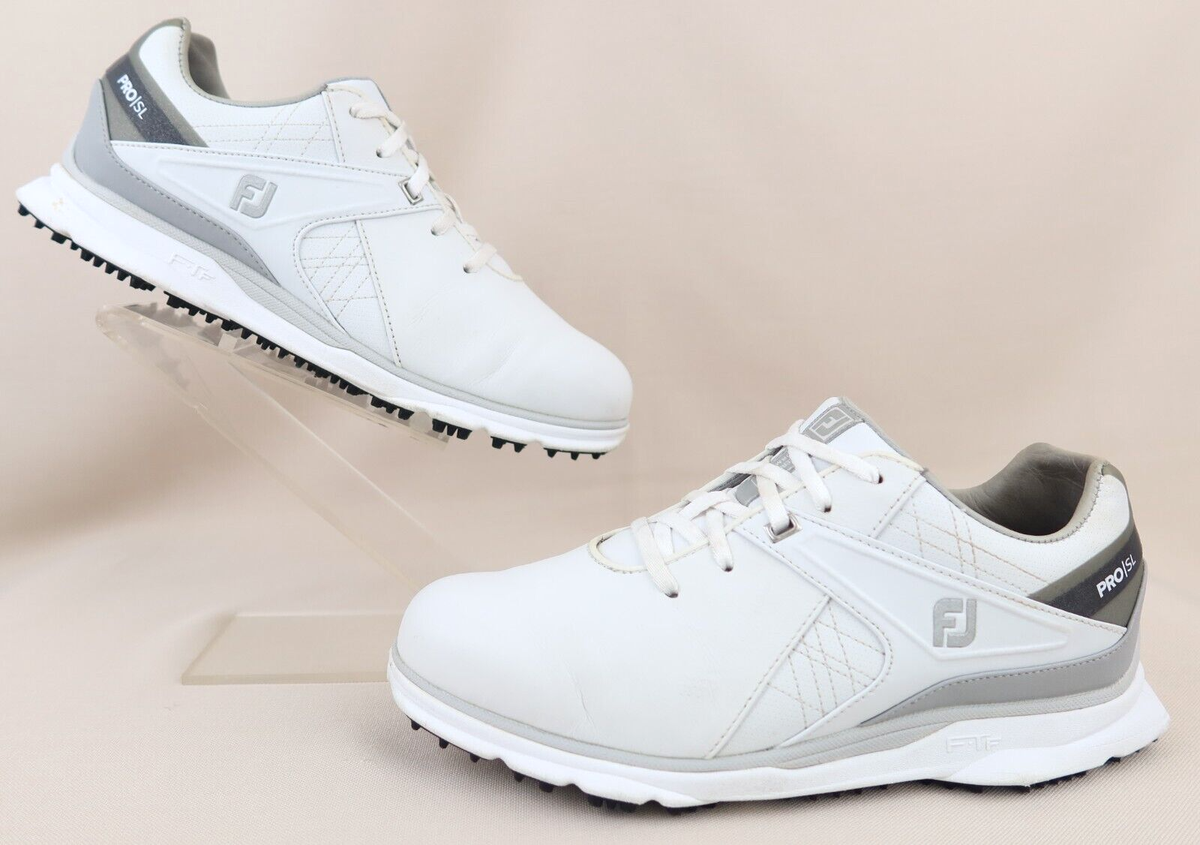 FootJoy Pro/SL Spikeless Golf Shoes 53804 White / Mens Sz 7