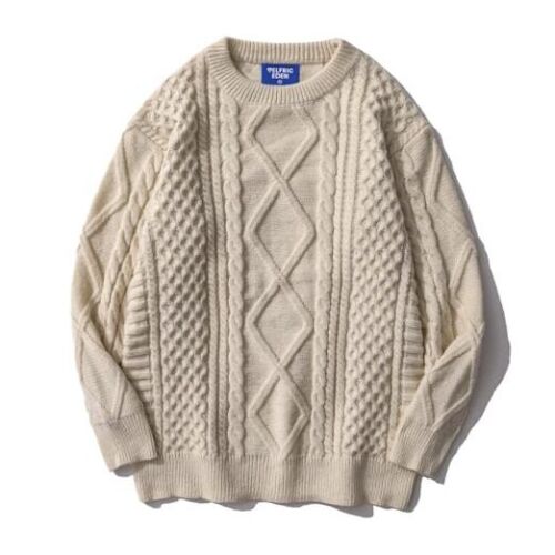 Oversized Sweater 90s Vintage Knitted Sweater Long Sleeve X-Small 01-d ...