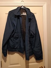 VF Solutions Blue Security Jacket Uniform Men's Sz L Made in USA