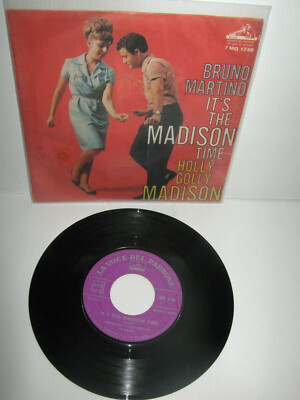 BRUNO MARTINO   It s The Madison Time / Holly Golly Madison   vinyl 7      