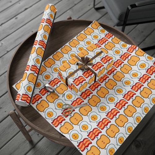 Papel de envolver regalo decorativo ecológico premium Breakfast Champions - Imagen 5 de 17