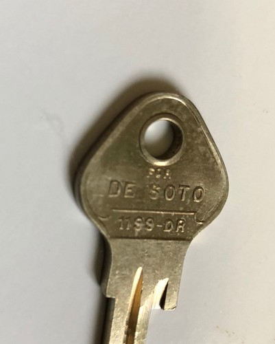 Key Blank for Vintage Desoto glove box/trunk 1935 to 1938 (1199DR) - Picture 5 of 5