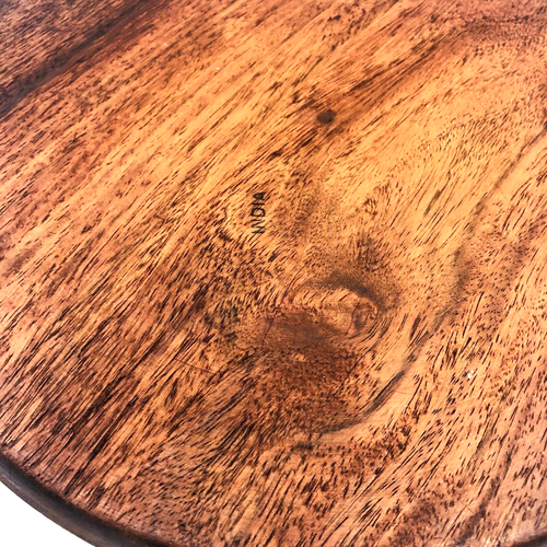 Charger Plate Wood 12 In Floral Pattern - Picture 5 of 7