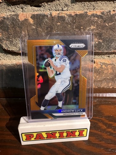 2018 PRIZM ANDREW LUCK BRONZE DIE-CUT REFRACTOR 83/249 COLTS #114 - Picture 1 of 2